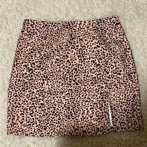 Shein Cheetah Print Skirt